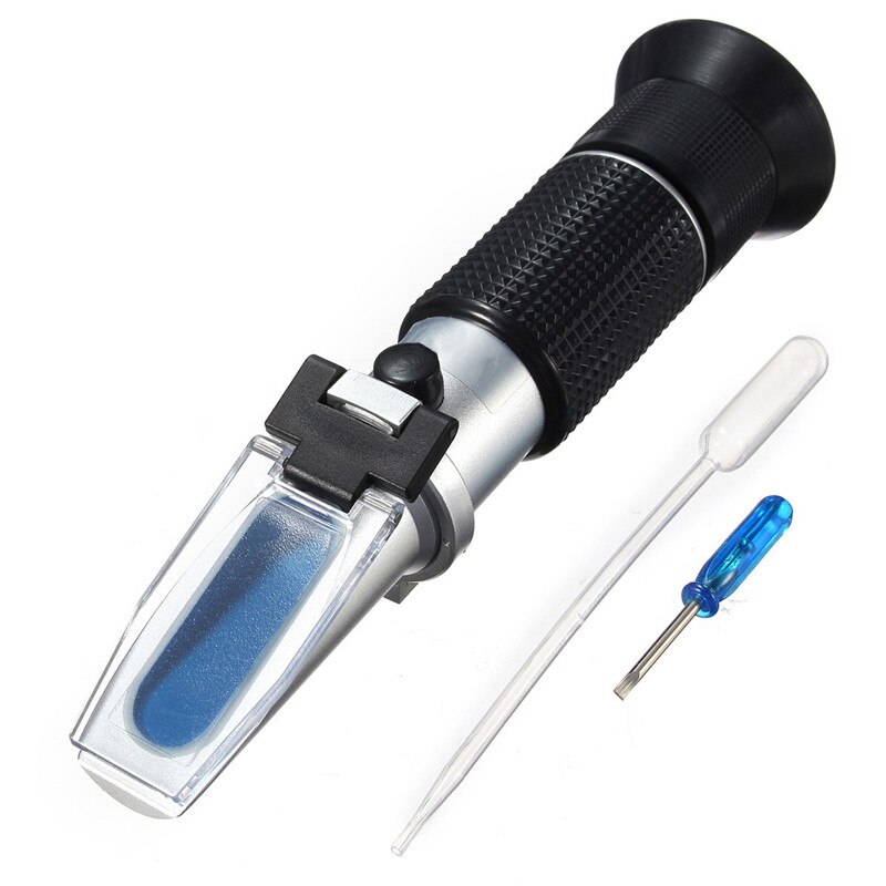 Nuttig Handheld Glycol Refractometer Auto 1.10-1.40sg Antivries Batterij Zuur Koelvloeistof Tester Tool Auto Optische Instrumenten