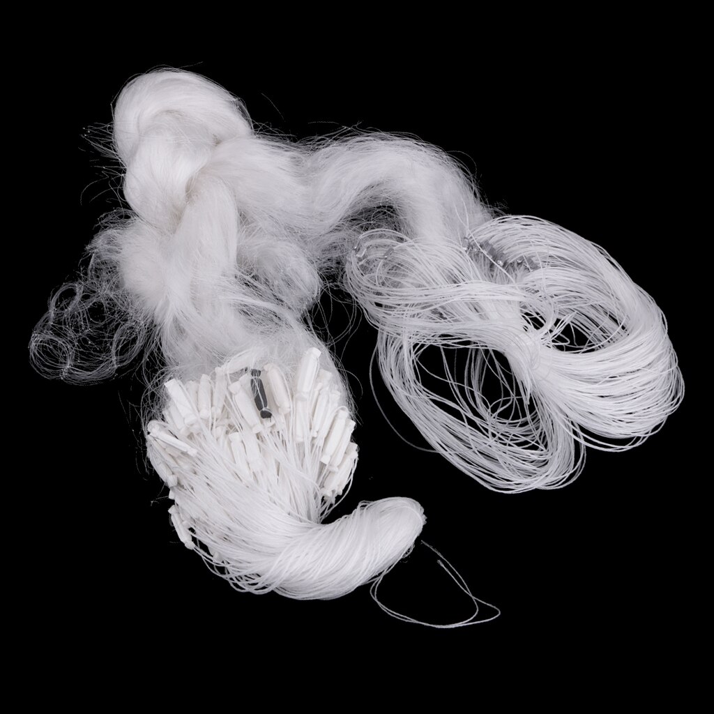 1 Piece 3 Layers Fish Mesh Trap Fish Gill Net Fish Trap Lightweight and Soft 50x2 m/164x6.6 ft