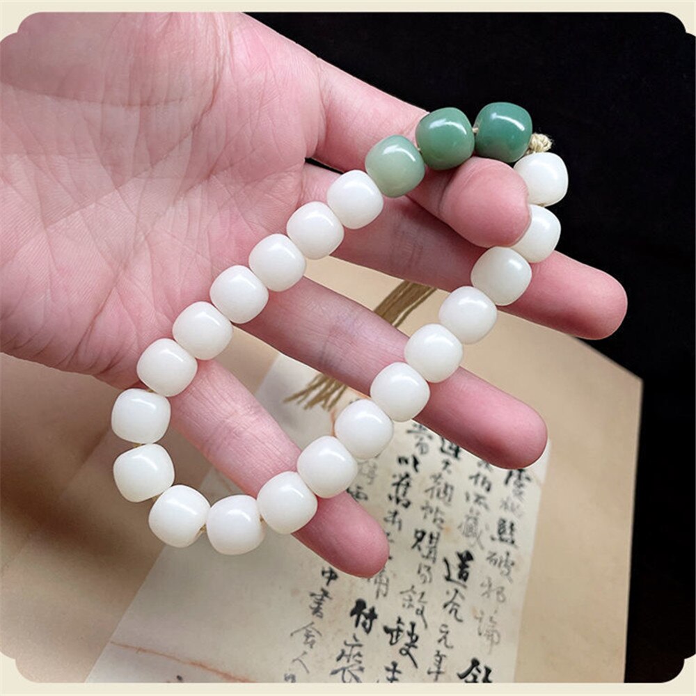 108 Tibetaanse Rozenkrans, Natuurlijke Kralen Gebed Boeddha Boeddhistische Stretch Armband Link Pols Ketting