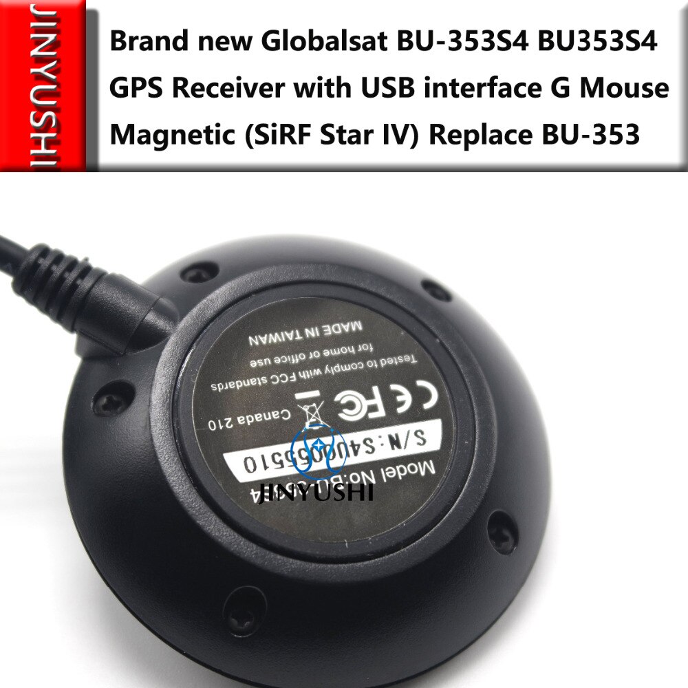 1 st globalsat bu -353 s 4 bu353 s 4 kabel usb gps ontvanger met usb interface g muis magnetisch (sirf star iv) vervang bu -353