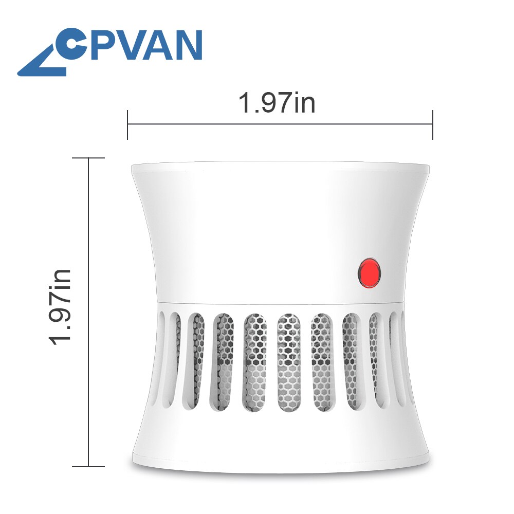 CPVAN Independent Smoke Detector Sensor High Sensitivity Fire Protection Home Security System Smoke Combination Fire Alarm