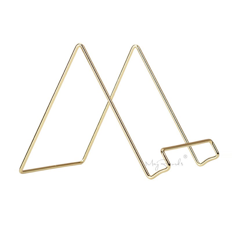 Black/Gold Holder Metal Desktop Display Stand Storage Shelf For CD LP Vinyl Record EP