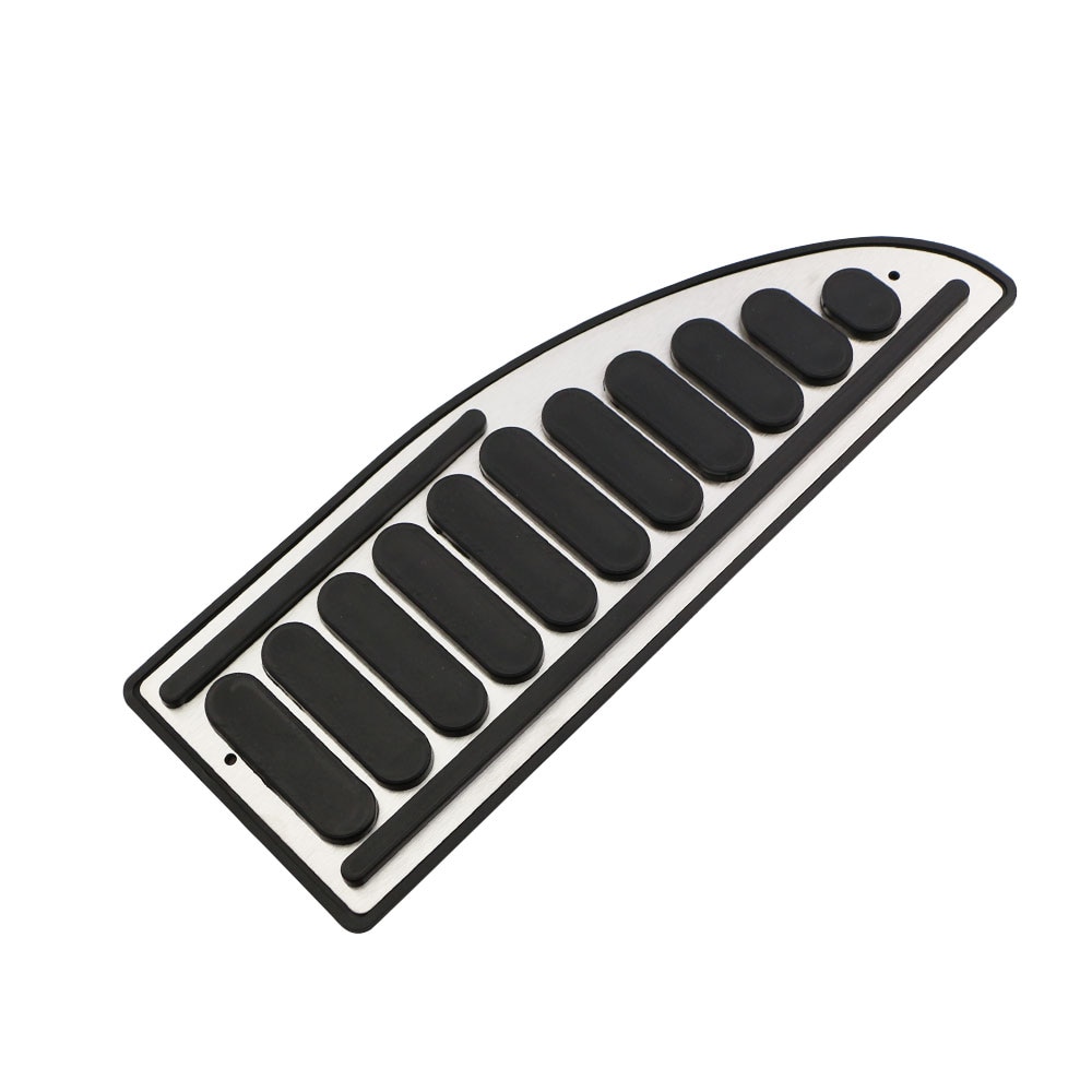 Zlord Car Pedal Footplate Footboard Foot Rest Pedal Cover for Ford Focus 2 3 4 MK2 MK3 MK4 Fiesta Mondeo Fusion Kuga Escape