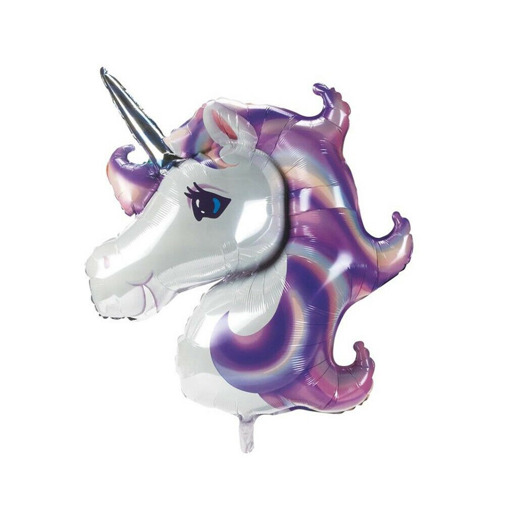 Dessin animé licorne Mini papier d'aluminium ballon bricolage maison fête d'anniversaire décoration de mariage