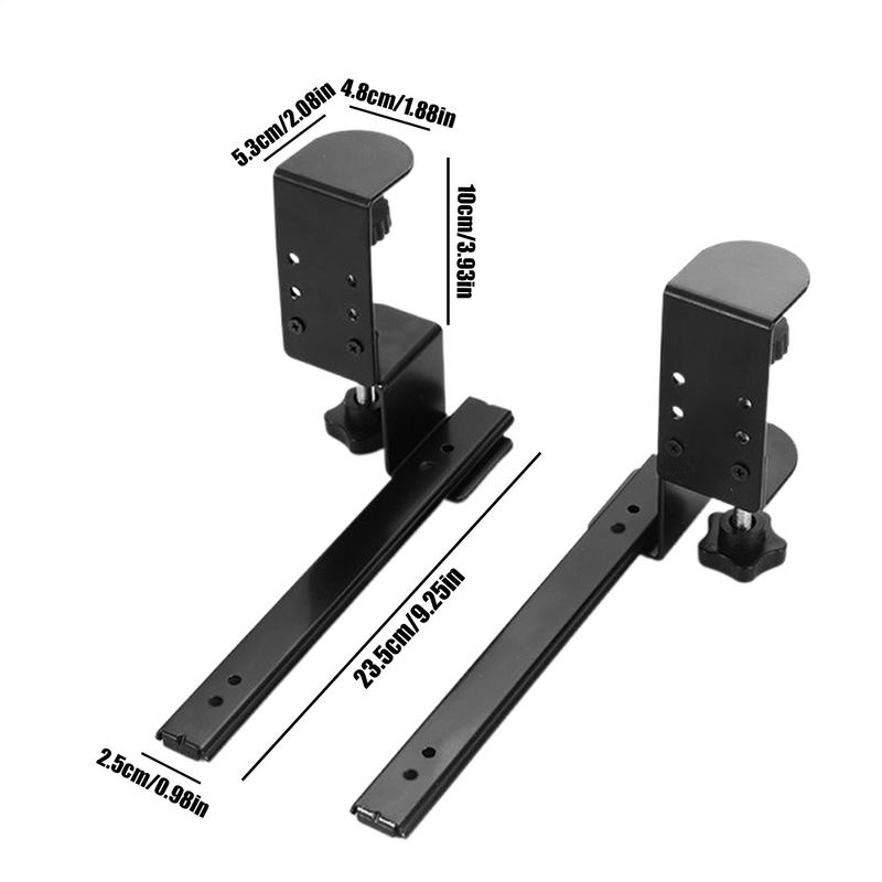 Onderbureau Toetsenbord Lade Toetsenbord Plank Uitschuifbaar Toetsenbord Lade Toetsenbord Plank Glijdend Onder Bureau Gemonteerd Toetsenbord