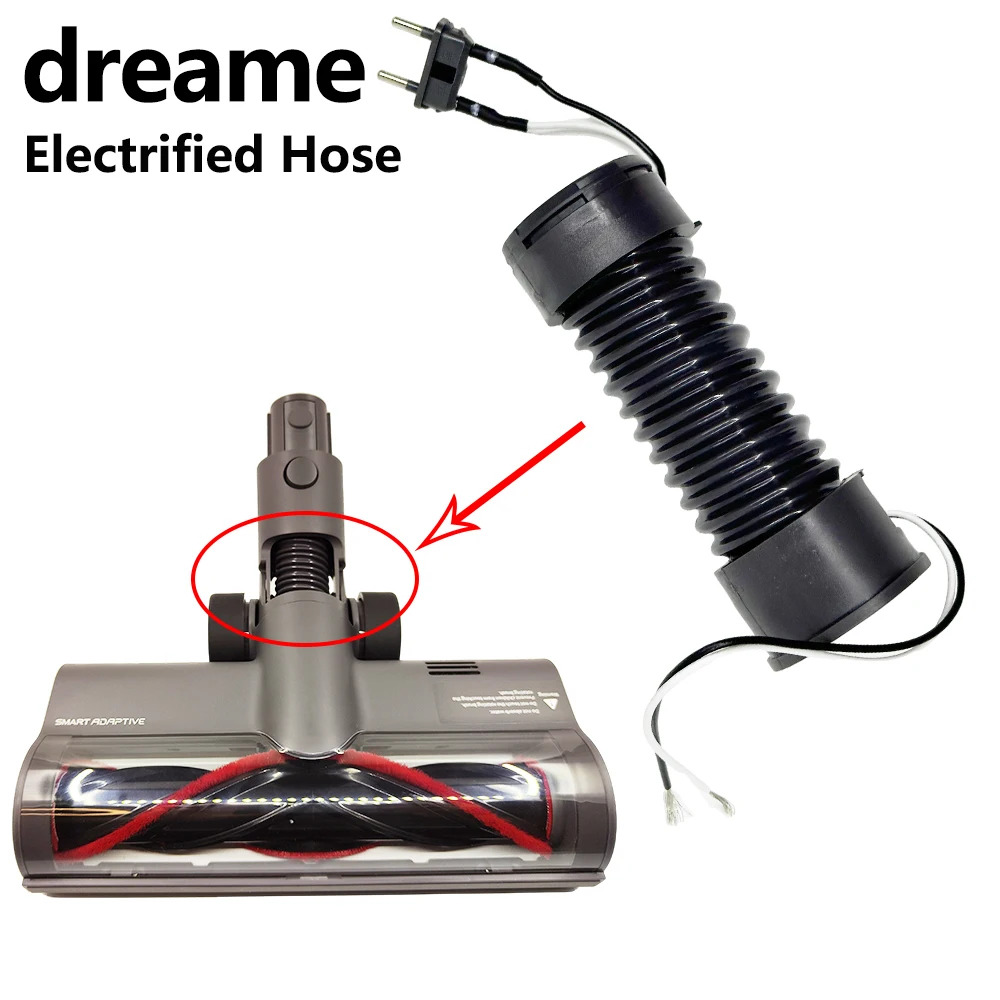 Dreame – brosse de sol originale, accessoires de réparation de brosse à tapis, tuyau électrifié pour V8 V9 V10 XR V12 V12pro T20 T30