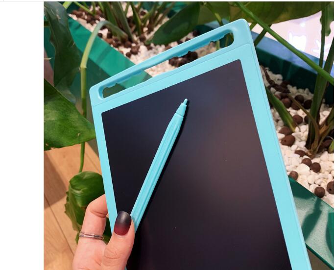 Tela colorida portátil lcd escrita tablet 6.5 Polegada lcd criança desenho almofada de escrita graffiti escrita javali