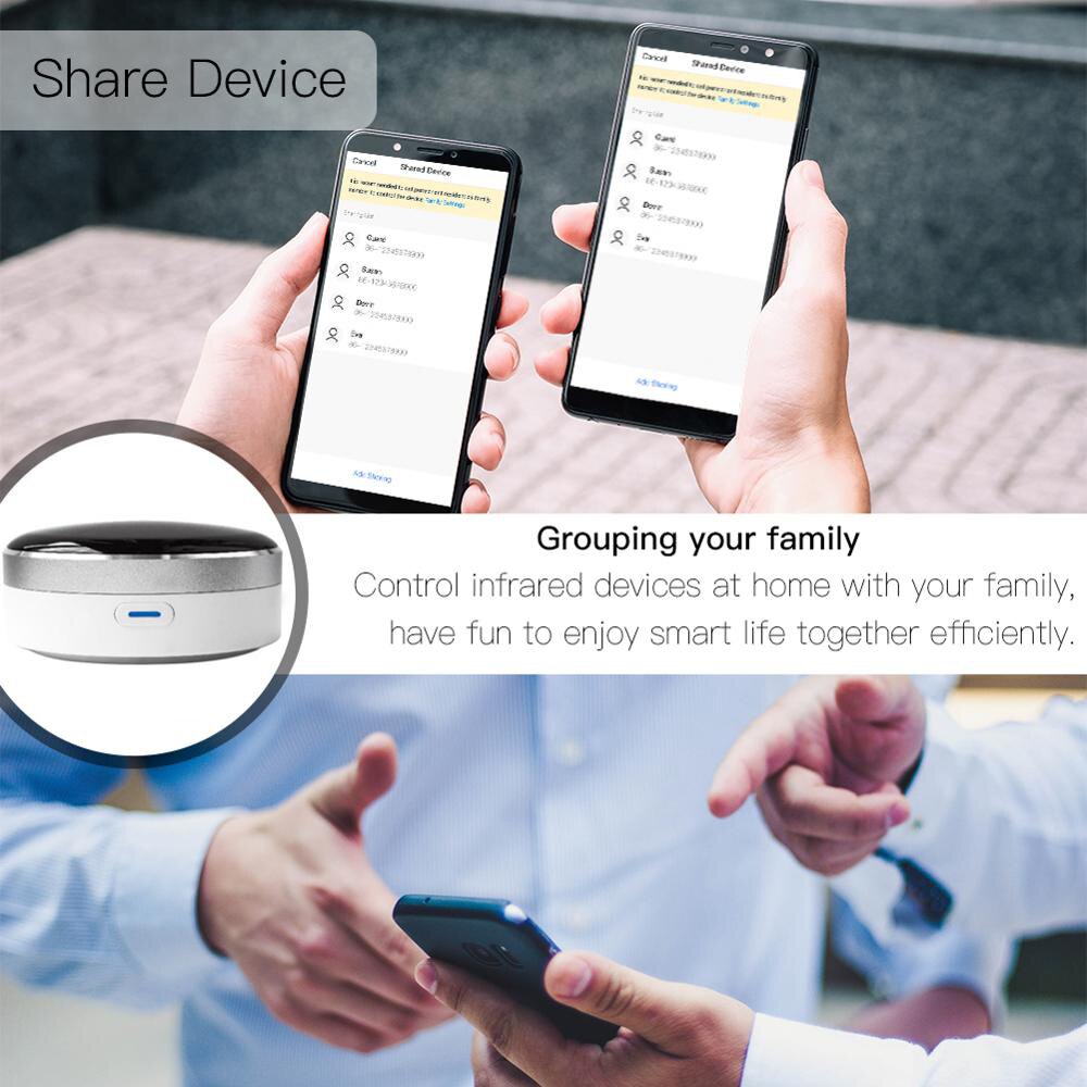 WiFi-IR Remote IR Control Wi-Fi(2.4Ghz) Enabled Infrared Universal Remote Controller For Air Conditioner TV DVD Using Tuya