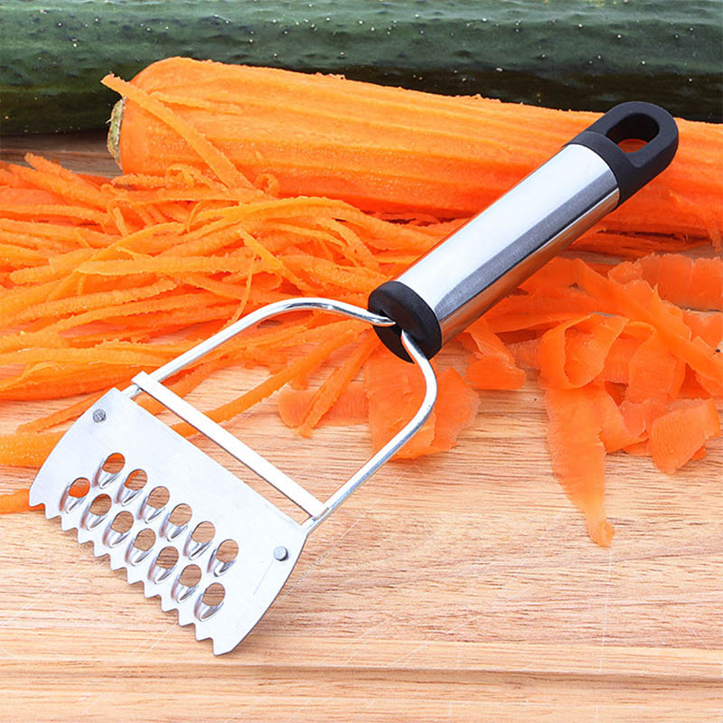 Pelador de verduras portátil de acero inoxidable, accesorios de cocina, herramientas de cocina, rebanador de frutas y zanahorias, 1 ud.