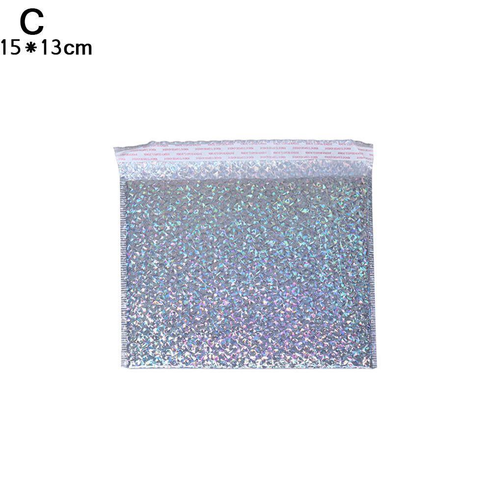 Bubble bag Silver Envelope Foam Foil Bag Packaging Waterproof Envelopes Mailer Anti-Vibration Bag Mailing U9U4: C