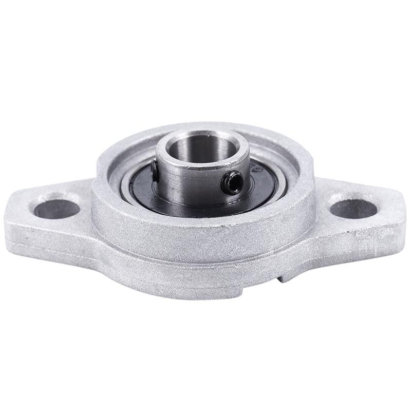 Lager kussen blok, 8mm boring innerlijke bal gemonteerd kussen blok, zinklegering zelfuitlijning kussen blok flens lager voor 3D printer vervangende onderdelen