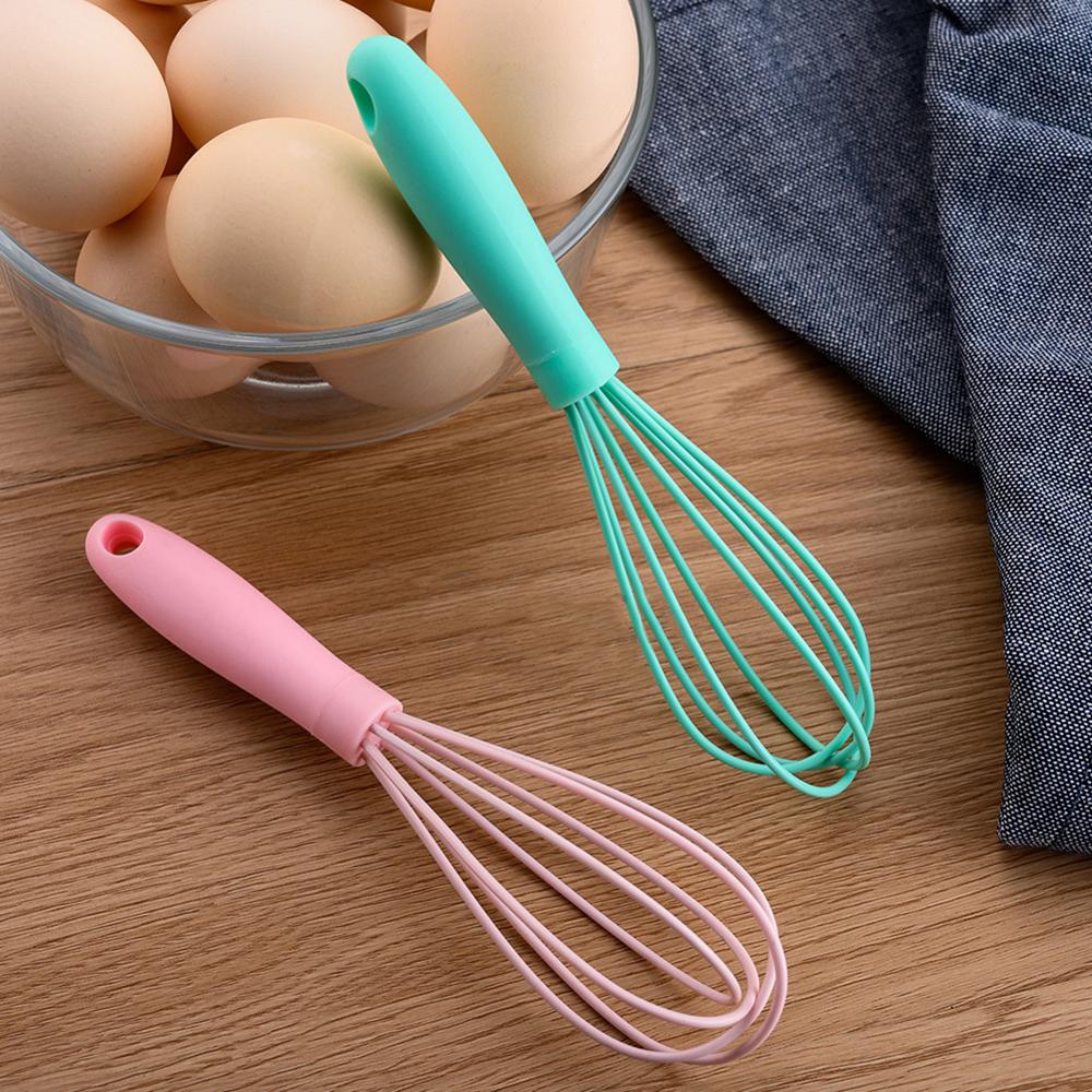 1pc Silicone Egg Whisk Manual Hand Mixer Self Egg Stirrer Milk Drink Coffee Whisk Mixer Kitchen Egg Tools