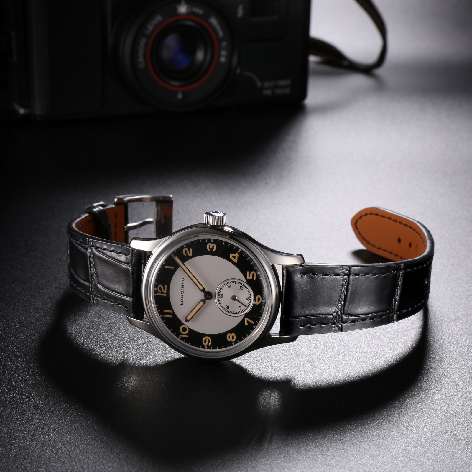 Leahter Horloge Bands Black Quick Release Alligator Reliëf Vervangen Horloges Strap 18Mm 19Mm 20Mm 21mm 22Mm