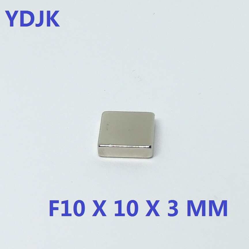 10 20 50 Stks/partij N35 Rechthoekige Magneet 10X10X3 Ndfeb Magneet 10*10*3 Neodymium magneten 10 X 10 X 3