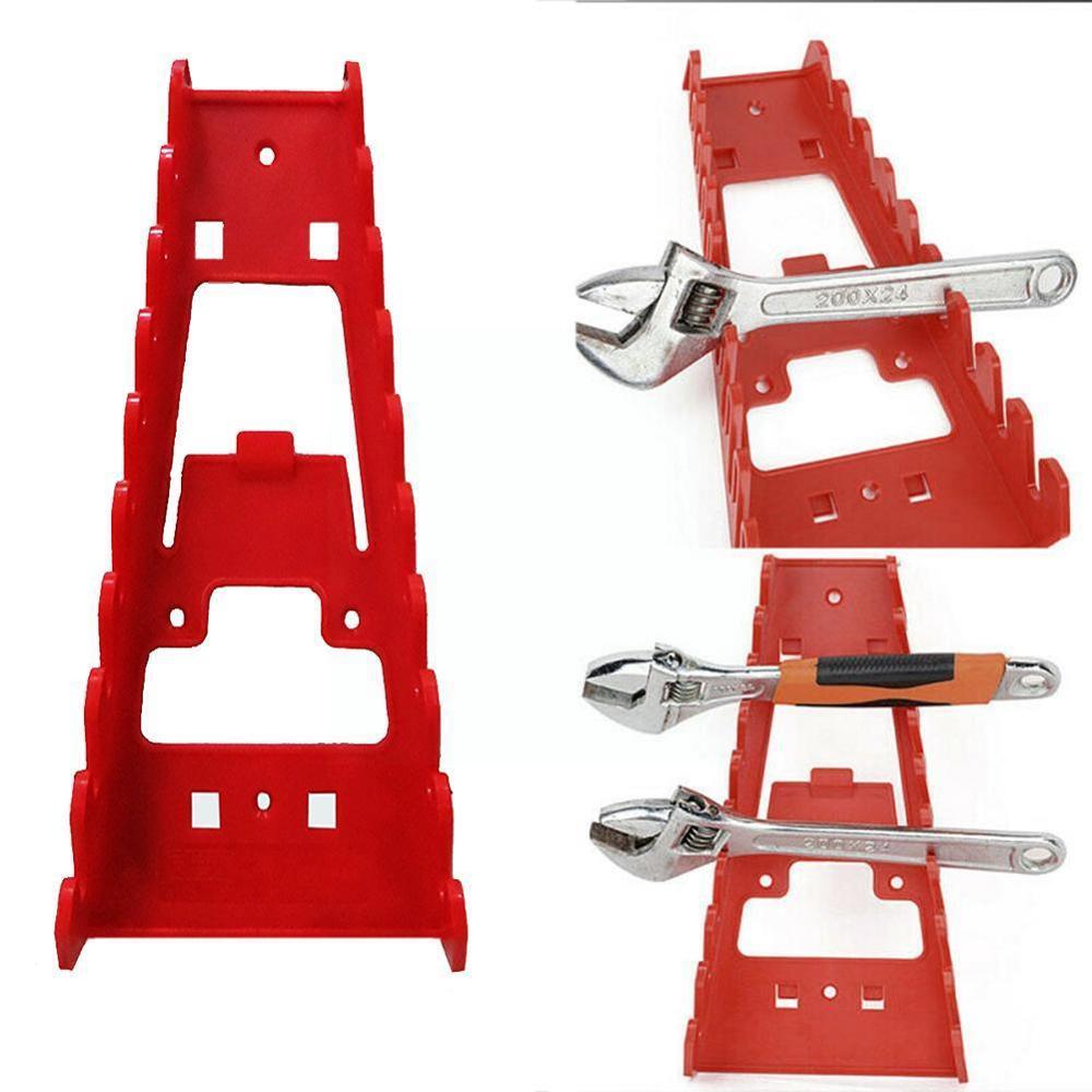 Plastic Wrench Organizer Tray Sockets Storage Tools Sorter Standard Spanner Rack Holder Wrench Holders P5h5