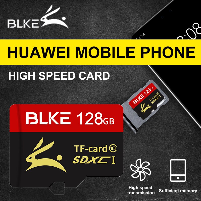 BLKE Huawei mobile memory card micro sd tf for Changxiang 10e plus 9s 8s 7S 6S 9E 8e Nova 5I 4E mate10 9 8 maimang 8 7 P10 P9 P8: 128GB