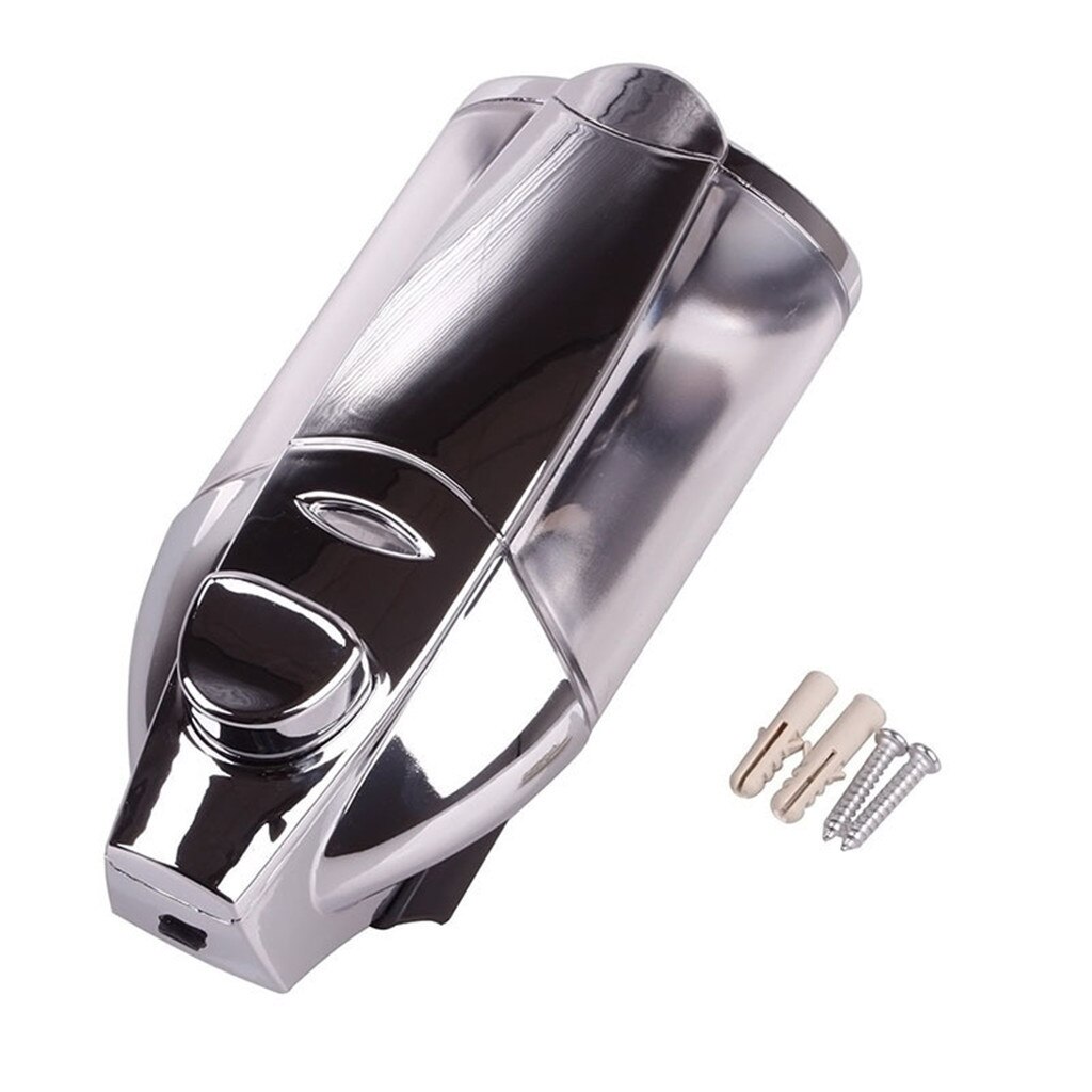 #55 Wall-mounted Abs Electroplated Single-head Soap Dispenser Hand Sanitizer Box Hand Soap Dispenser Ванная Комната Оборудования