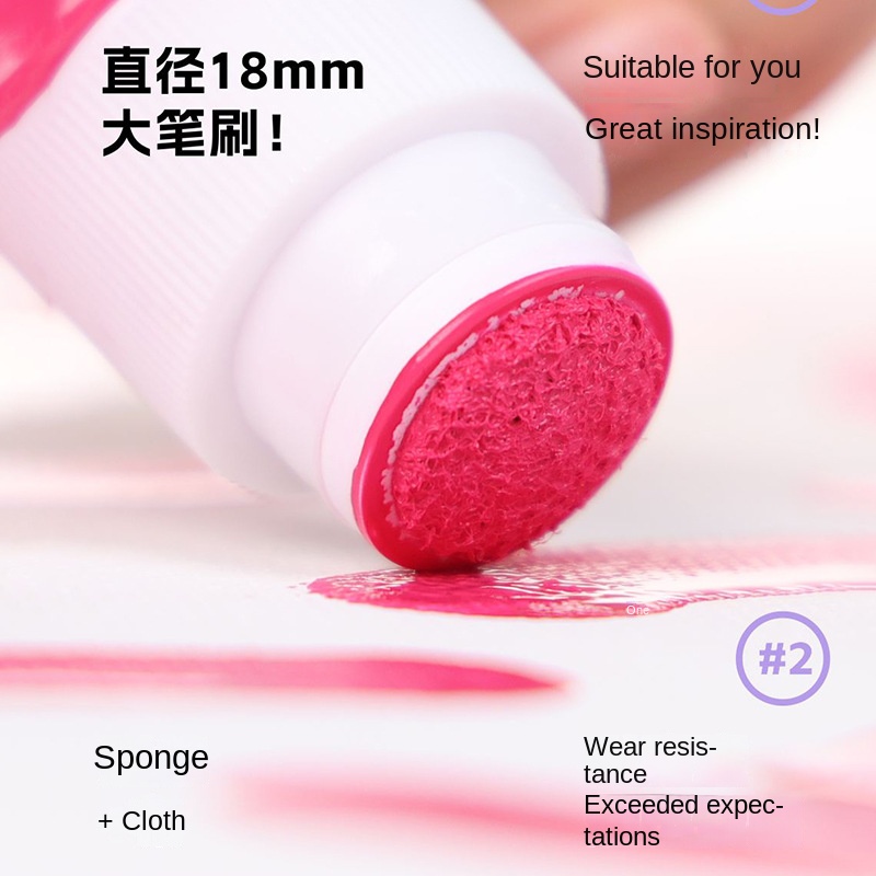 Marcadores de colores Jumbo Graffiti, punta de fieltro Jumbo, marcadores de pintura acrílica para pintura en roca, piedra, cerámica, vidrio, madera, lienzo, 18mm