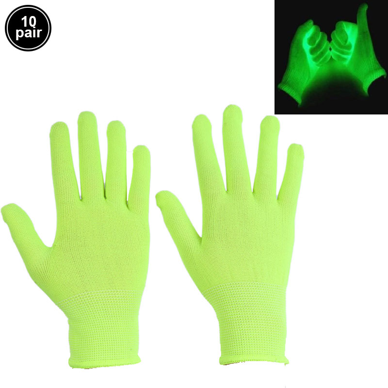 Lunettes à Obturateur en Plastique Fluorescent, Accessoires de ixd'Anniversaire, Chapeau et Gants Fluorescents, Lumière UV: Gris clair