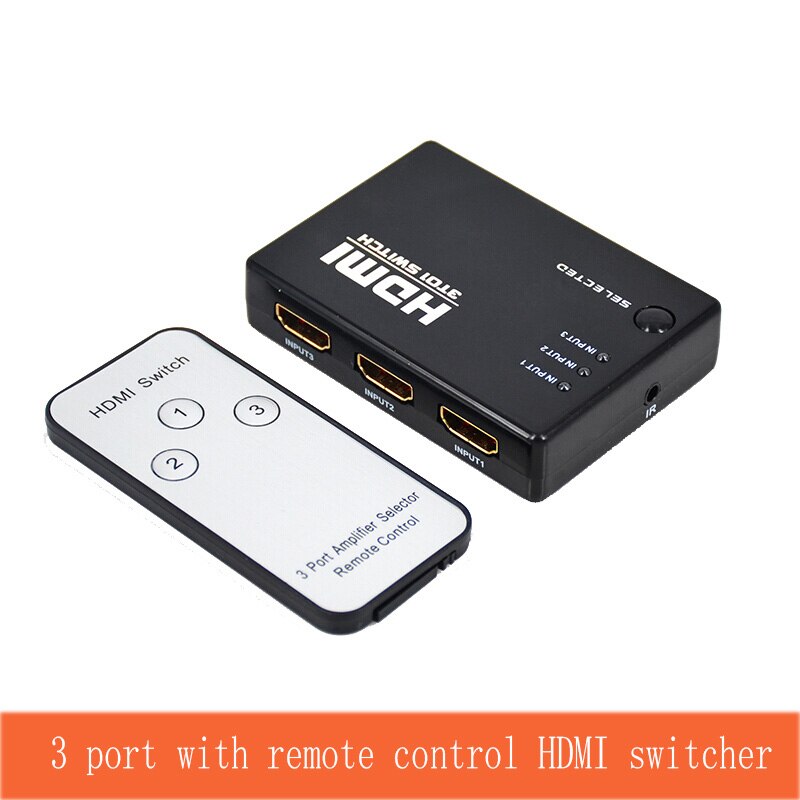 3 Port Smart Hdmi-Compatibel Schakelaar Drie Hdmi Signaal Ingang Schakelaar Hdmi Signaal 3 Cut 1 Video Switcher