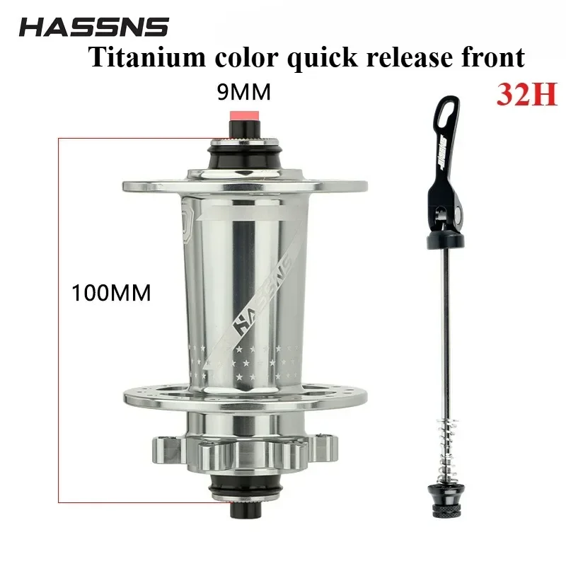 Hassns pro7 32h cubo traseiro de liberação rápida 32 furos freehub mtb quatro palin 7-12 velocidades cubo barulhento bicicleta seis pawl três dentes hubs