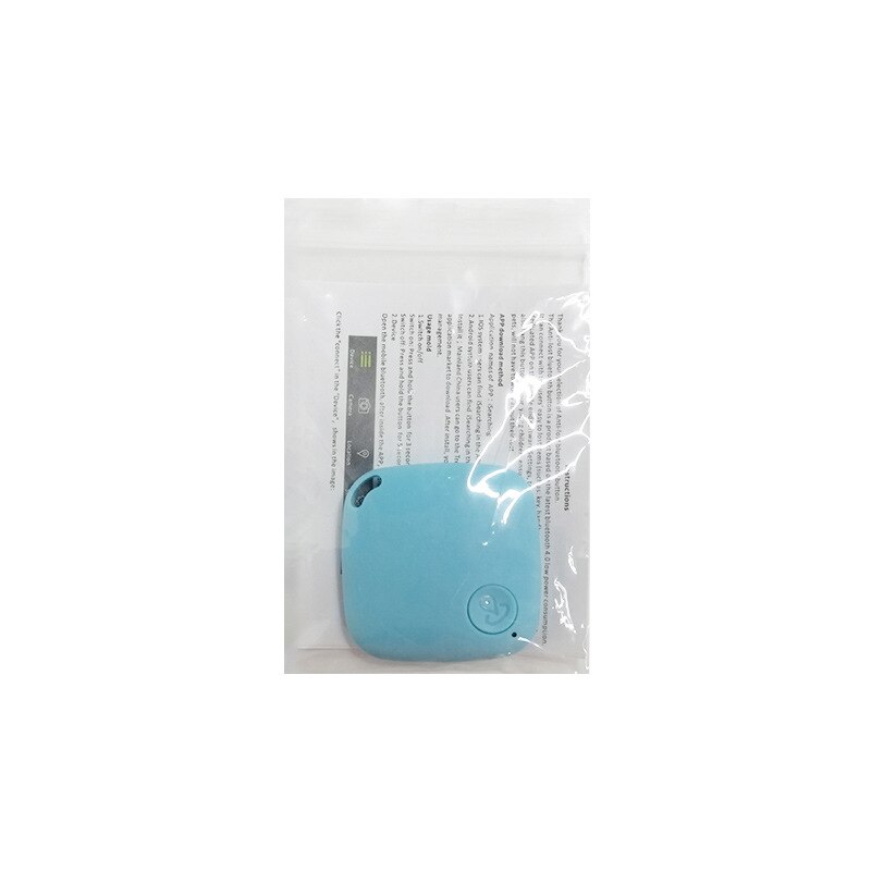 Pet Bluetooth Anti-Lost Device Cat Dog Smart Alarm Two-Way Locator Keychain Practical Convenient Pet Goods Localizador GPS Perro: C Sky blue
