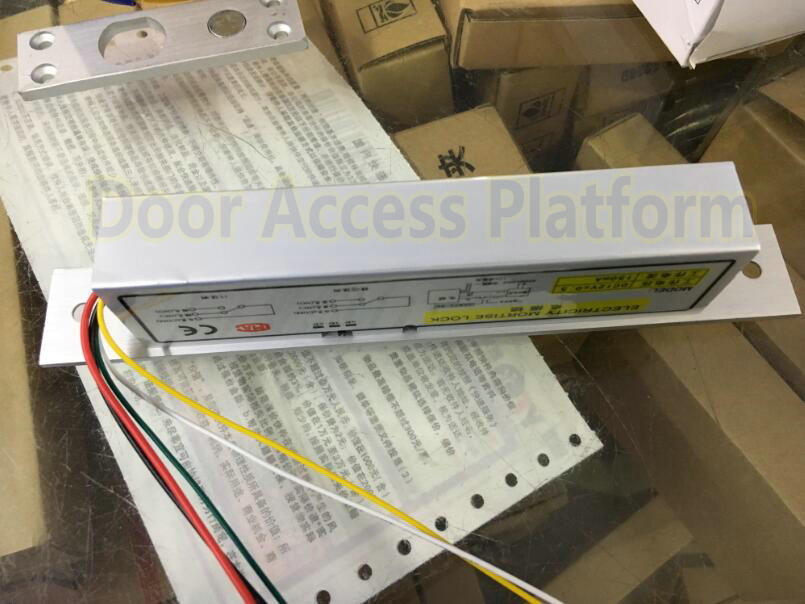 Slim size bolt lock 5 cables electro thin small size bolt lock for access controller system and door locker kit