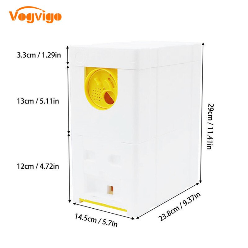 Harvest Bee Hive Box Beekeeping King Pollination Box Beekeeping Tool For Garden Pollination Box King Reserve Beekeeping Tool: Double layer