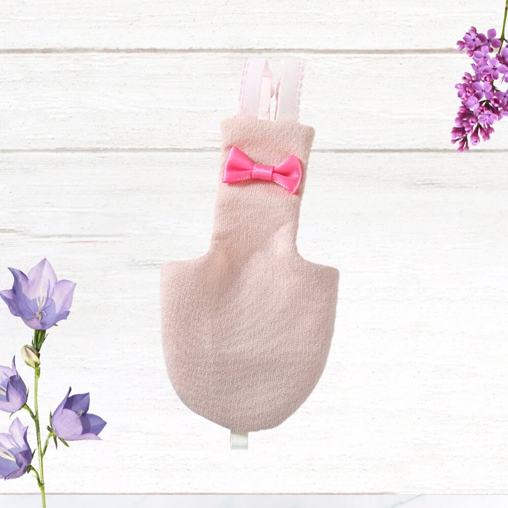 Fugl bleie papegøye flydress fugl klær justerbar fugl flyvende klær kjæledyr fugl klær (lys grå-xs): Rosa