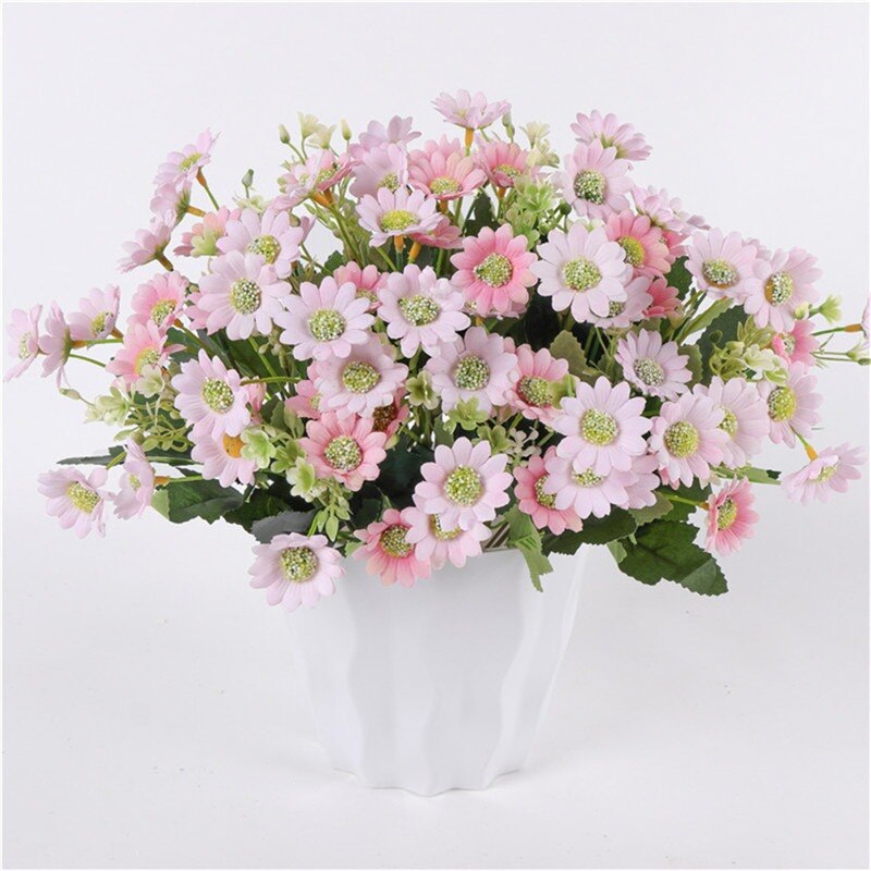 Bouquet de lilas artificielles, 20 têtes/Bouquet, fausses fleurs, toucher réel, pour décoration de mariage, fleurs décoratives pour la maison: 458184