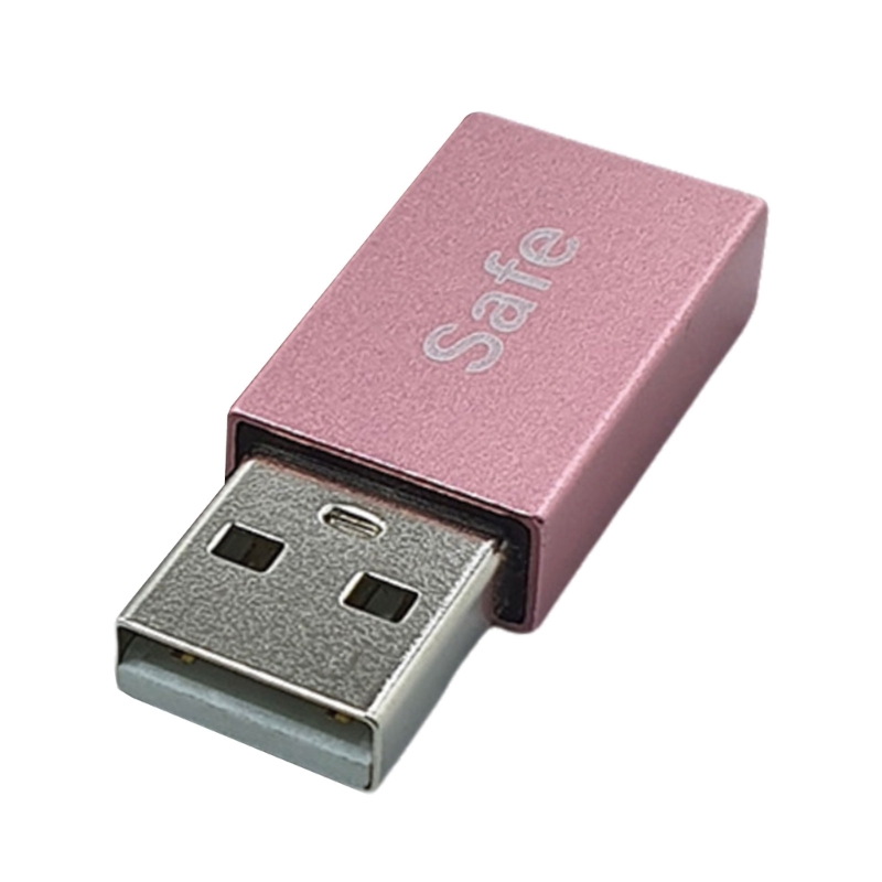 DN59 USB Data Blocker USB Charging Adapter with Highly Power Supports, 5V/3A Compatible for Various USB Gadgets USB Adapter
