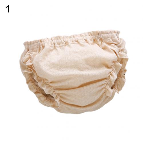 Bébé fille garçon coton respirant à volants Bloomers couches couvre sous-vêtements Shorts doux confortable pour la peau sous-vêtements enfant: 1 / 73cm