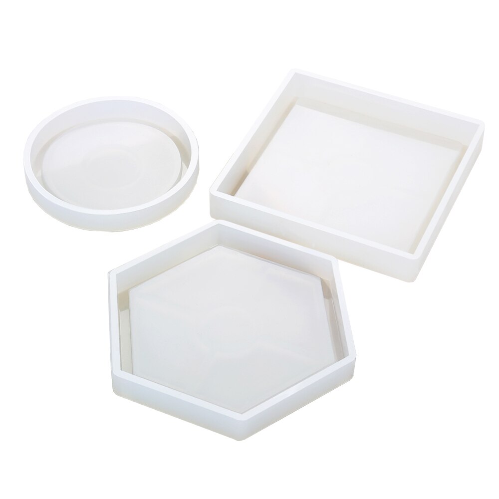3 Various Ceramic Clay Pots Mold Planter Silicone Mould For Home Decoration Table Crafts Jewelry Making Flower Pot 3D DIY Molds