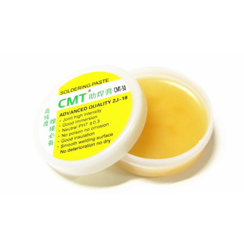 CMT-50g Rosin Flux Soldering Paste Welding Flux Soldering Tin Cream Welding Grease Paste Flux for PCB BGA PGA SMD Repair