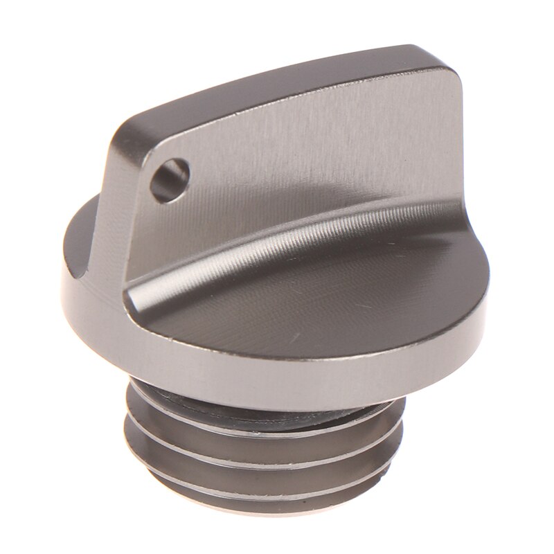 Universal Motorcycle Engine Oil Filler Cap For Honda For Kawasaki Ninja Crankcase Cap CNC Engine Oil Filler Screw Cover Plug: Silver