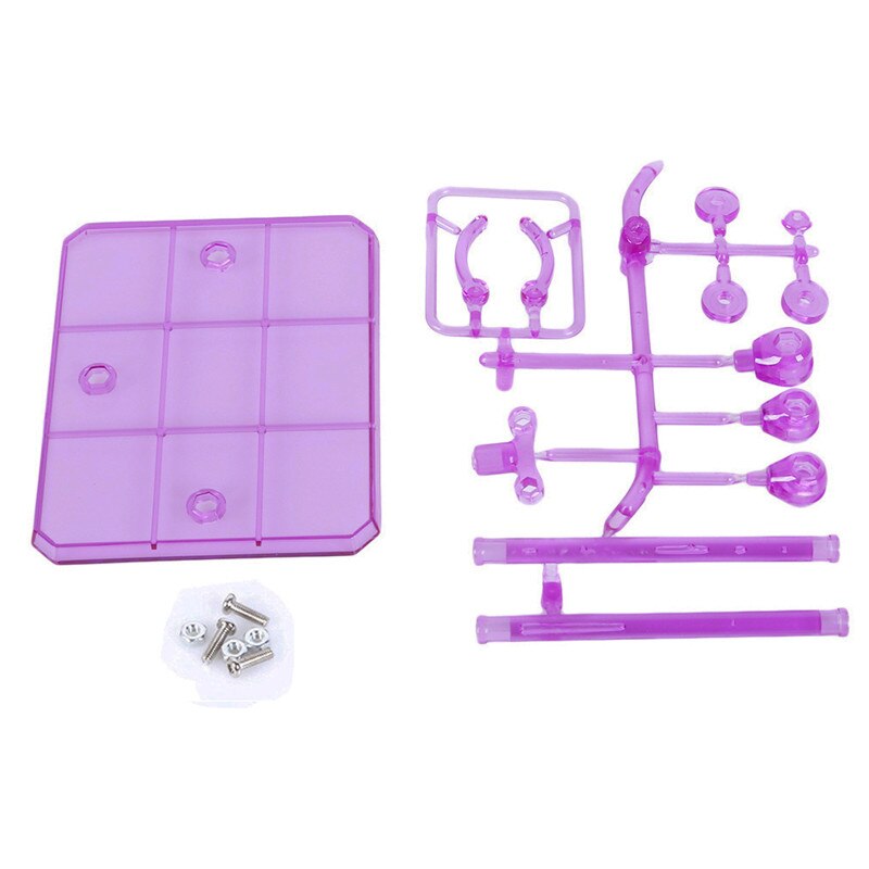 Display Stand Gundam Figure Model 6 Colors Improve Intelligence Learning Education Blocks For Children: purple