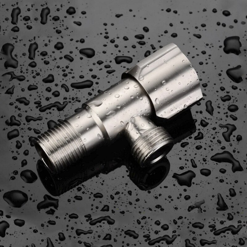 Wall Mounted Angle Valve Stainless Steel Filling Valves Kitchen Bathroom Tool Triangle Valve for Toilet Sink Basin Water Heater