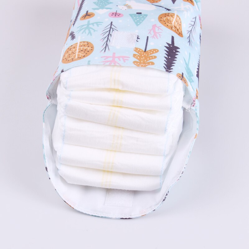 Baby Windel Lagerung Tasche Wasserdicht Nass Trockenen Windel Organizer wiederverwendbar Drucke Mumie Lagerung Reise Windel Windel Tasche