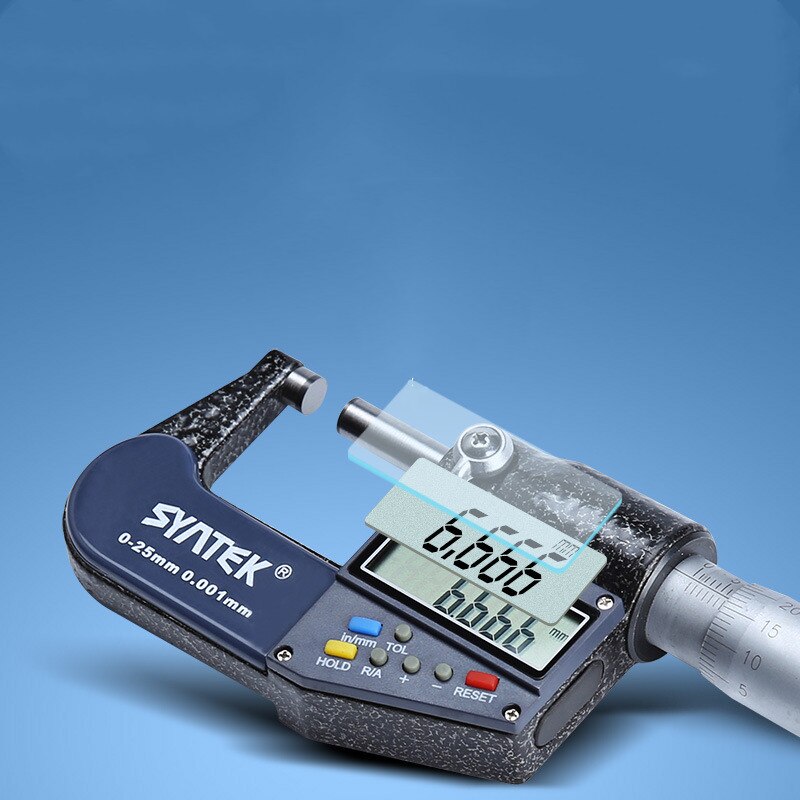 0.001mm Digital Micrometer 0-100mm Electronic Outside Micrometers Chrome Plated Caliper Gauge Measuring Tools 0-25-50-75-100mm