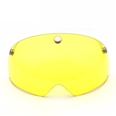 Stylish Cycling Helmets Triathlon Safe Taillight Helmet with Magnetic Goggles MTB Race Road Bike Bicycle Helmet Casco Ciclismo: Yellow Lens