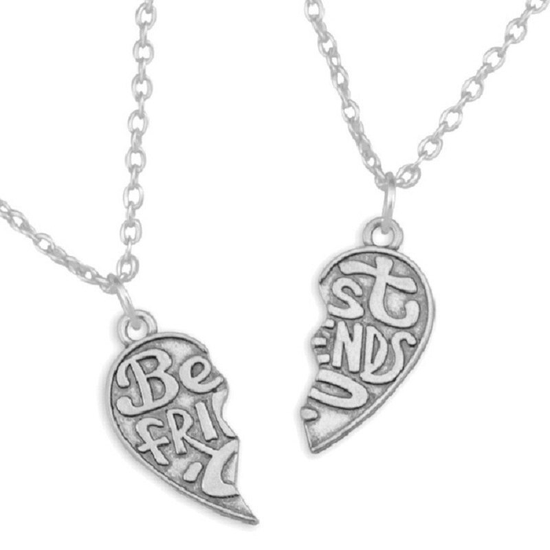 Combination Broken Heart 2 Pieces and 3 Pieces Pendant Necklace Forever Friend Ms. Jewelry Necklace Girlfriend: STYLE6