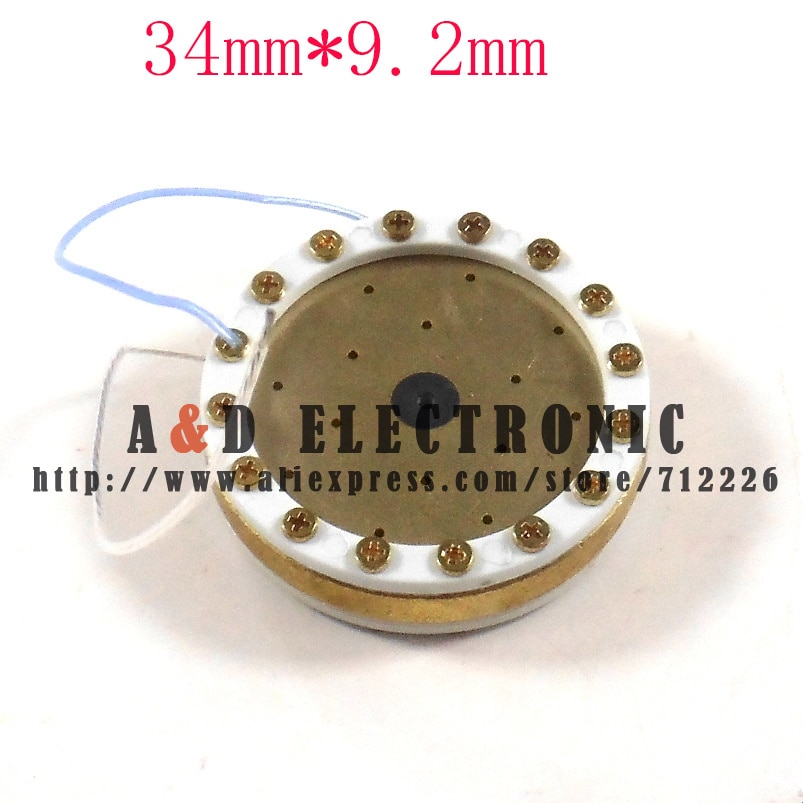 Microphone 34mm Large Mylar Capsule Diaphragm Condenser Double-sided M7 K47 K49 K87 Mount for Neumann DIY Replacement