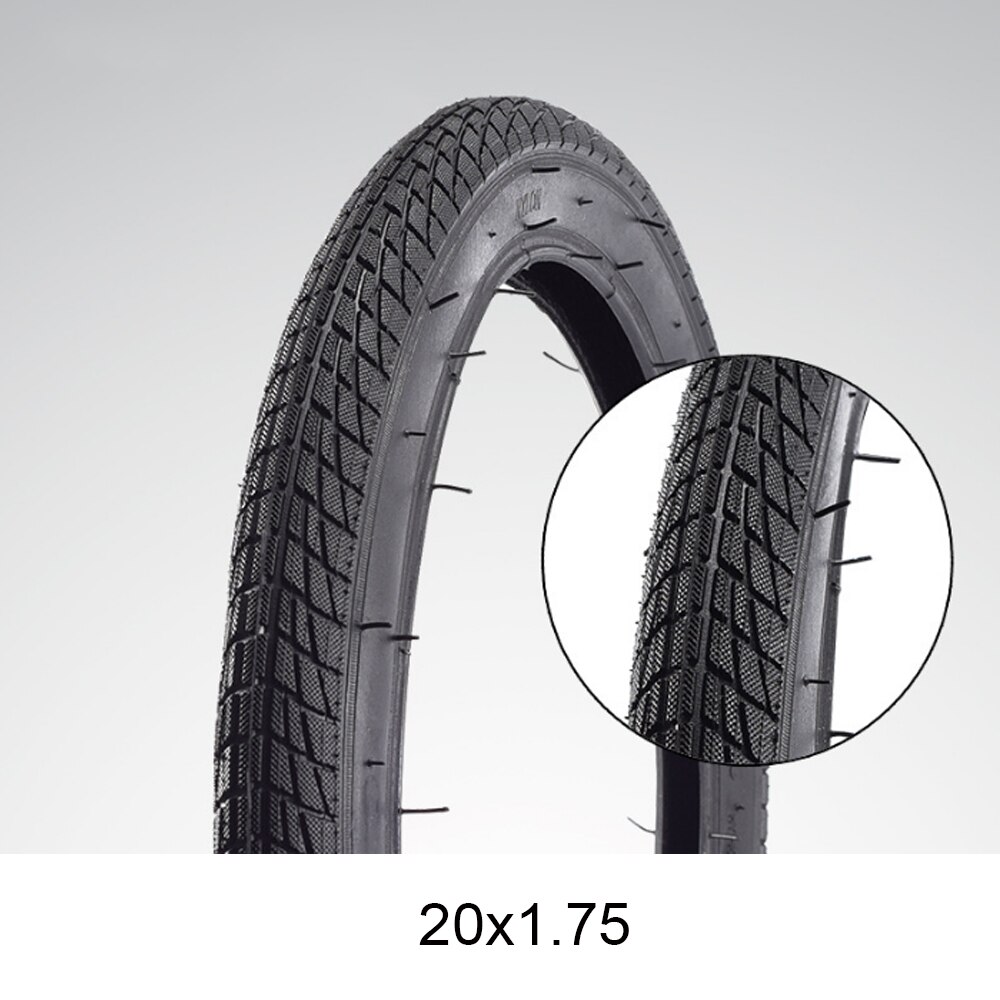 ZTZ Bicycle tire 12/14/16/18/20/22/24/26 inch,Tubeless Folding Tire, eplacement Bike Tire, Multiple Bike Styles, Black