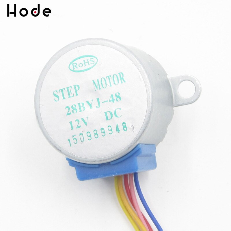 Motor paso a paso 28BYJ-48 DC 5V de reducción, engranaje de paso de 4 fases para arduino Kit Diy