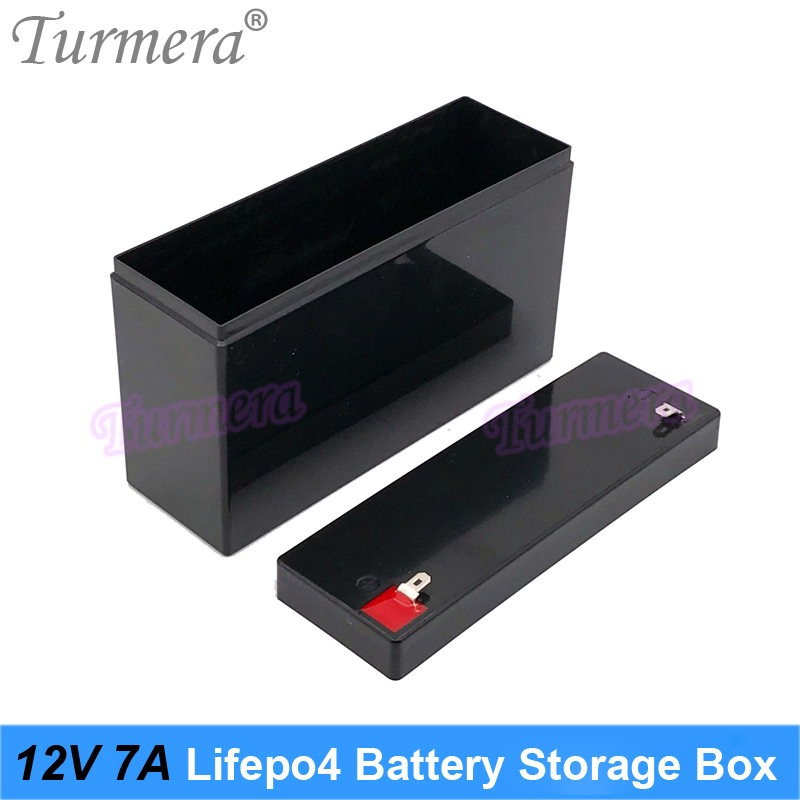 Caja de almacenamiento de batería Turmera 12V 32700 Lifepo4 4S 40A Balance BMS Níquel con soporte para fuente de alimentación ininterrumpida y uso en motores