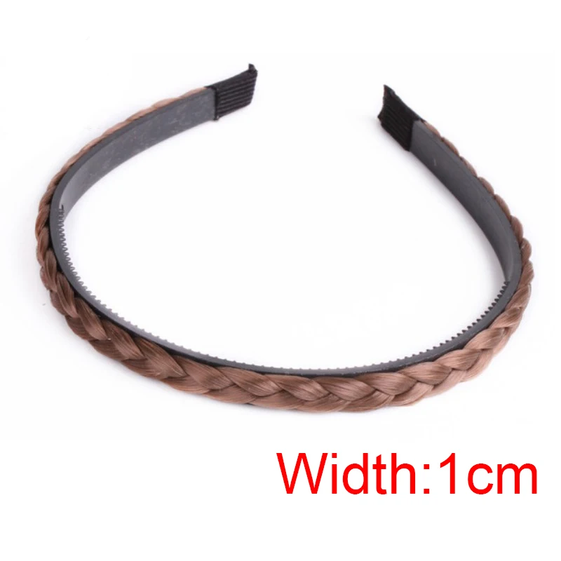 Zopf Haarband Frauen Fishbone Braid Frauen Perücke Twist Braid Stirnband Haarnadel Böhmen rutschfeste Kopfschmuck Braut Haarschmuck: Rot