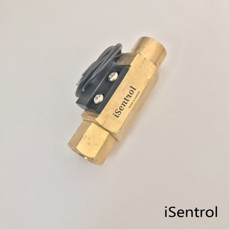 USM-FS41TB Flow Sensor Switch Reed Switch Brass Magnetic Sensor Switch 1.5-12L/min 250V DC 70W 2 wire iSentrol Zhongjiang Open