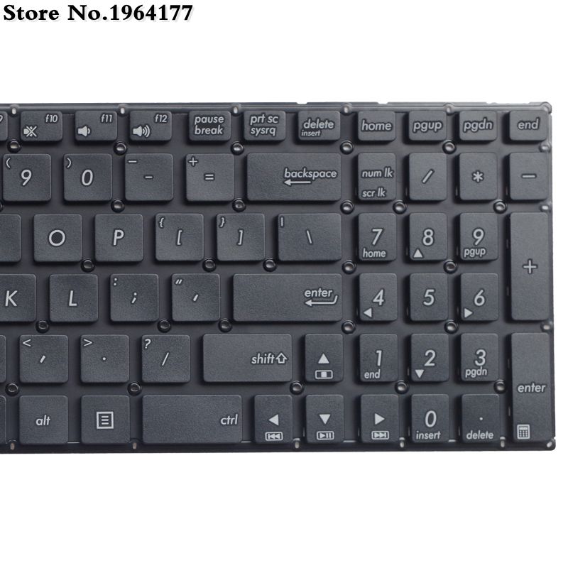 Teclado americano para Asus X502CA X502U X502A X502XE X502C X502 X502XI negro