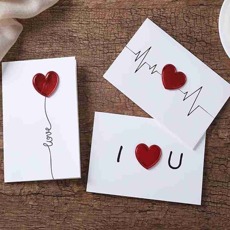 Cartes saint valentin amour carte postale Invitation de mariage cartes de voeux anniversaire pour elle saint valentin carte