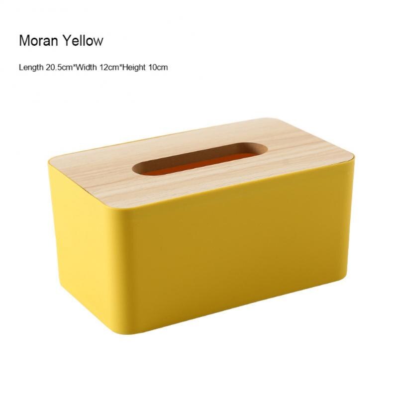 Nodic Tissue Box Wooden Cover Napkin Case Simple Toilet Paper Box Napkin Holder Tissues/Wipes Storage Boxes Paper Dispenser: 03